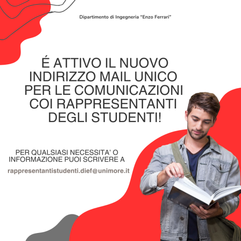  È attivo il nuovo indirizzo mail per le comunicazioni coi rappresentanti degli studenti!