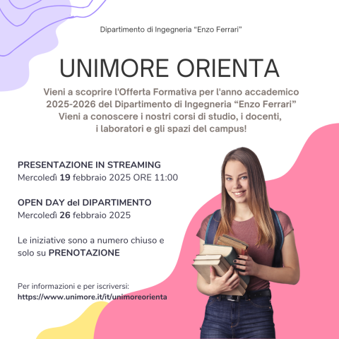 Unimore Orienta 2025: save the date!