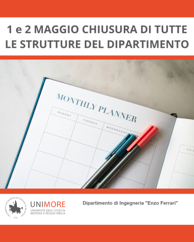 Chiusura del Dipartimento