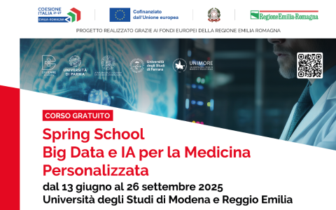 Spring School Big Data e IA per la Medicina Personalizza