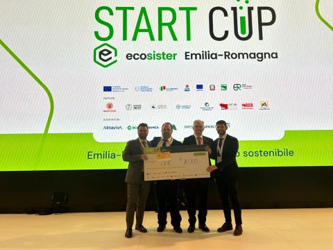 Il team LINE Unimore premiato con il secondo posto alla StartCup Emilia-Romagna