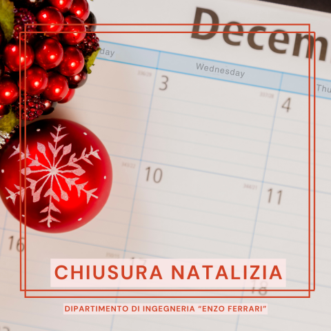 Chiusura Natalizia del DIEF