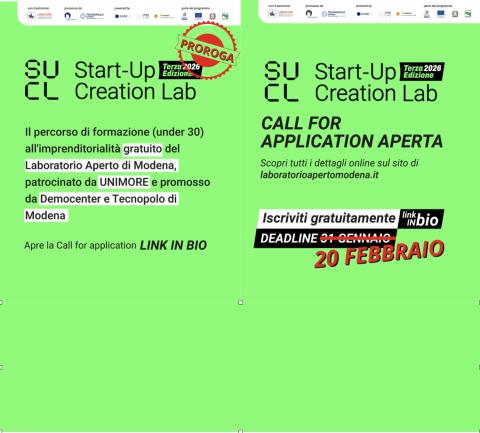 START-UP CREATION LAB – ARRIVA LA TERZA EDIZIONE!