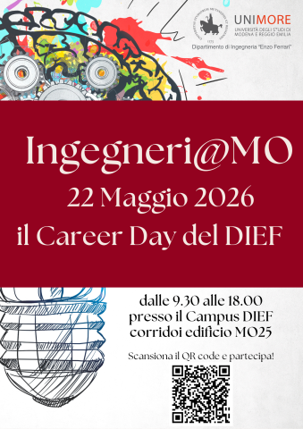 Ingegneri@MO il career day del DIEF – 22 maggio 2026