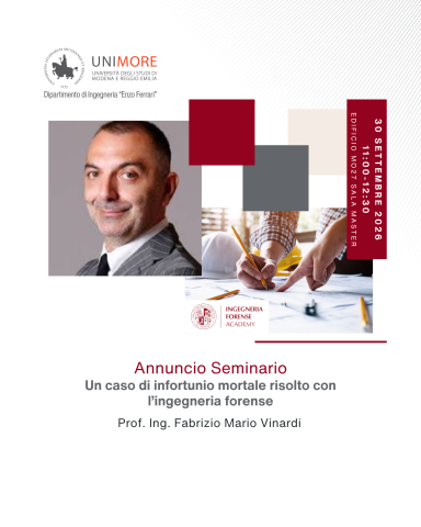 Portare la Scienza in Tribunale: come si ricostruisce un incidente complesso?