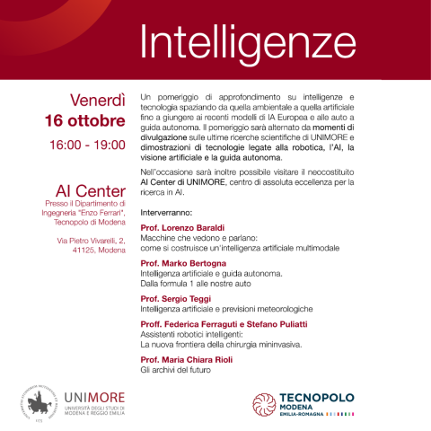 Modena Smart Life Festival approda al Dipartimento di Ingegneria “Enzo Ferrari”